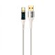 Cable Digital Shadow USB A Type C Usams 6A 66W 2m - Beige