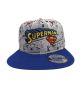 Gorro Superman - Gris y Azul Con Logo Amarillo