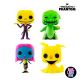 Funko Pop Disney: The Nightmare before Christmas - Jack Skellington, Oogie Boogie, Sally, Zero (4PK Blacklight) Exclusivo de Phantom