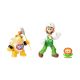 Super Mario, figuras Nintendo, world of Nintendo, Luigi, fire Luigi, bowser jr, pack Nintendo