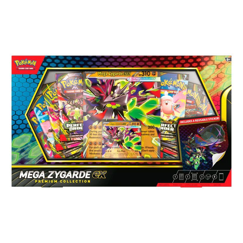 Pokémon TCG Mega Zygarde Ex Colección Premium (Español)