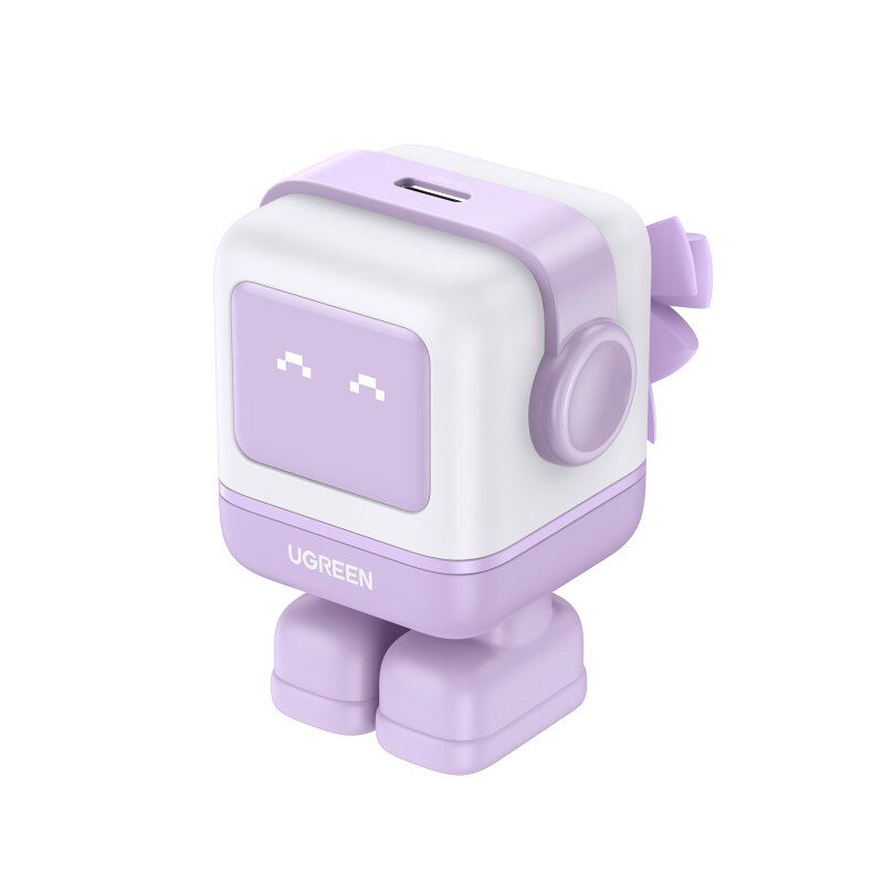 Cargador de Pared Ugreen Type C 30W Fast Charger Purple Robot