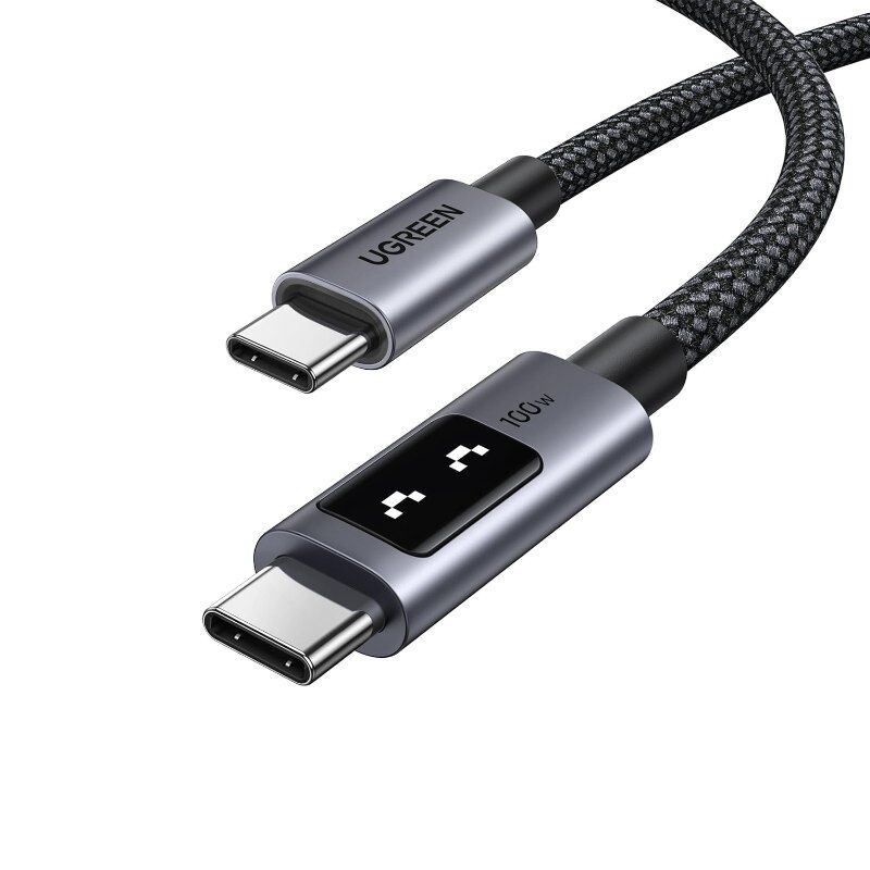Cable Ugreen USB-C a USB-C PD Fast Charging 5A 3m 100W Black