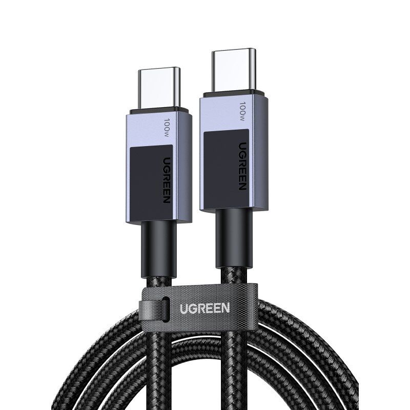 Cable Ugreen USB-C a USB-C PD Fast Charging 5A 1m 100W Space Gray