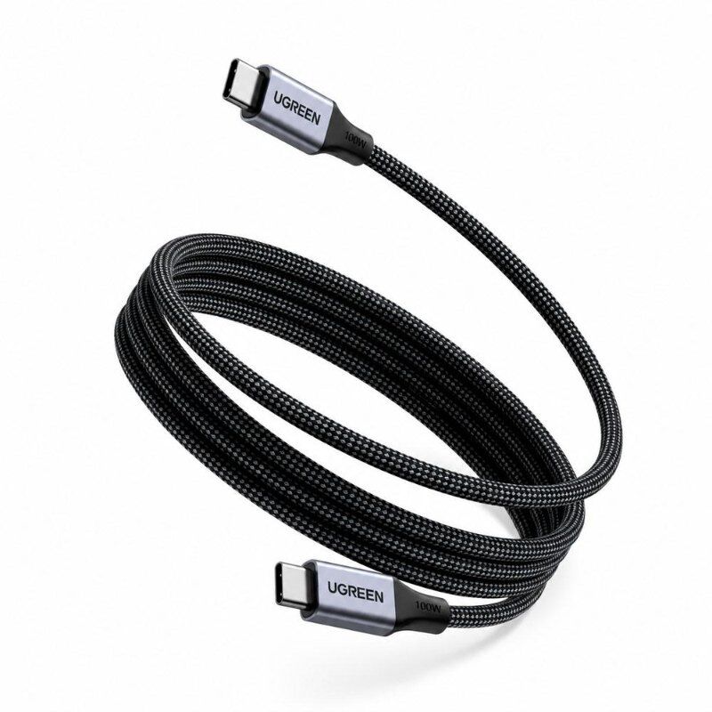 Cable Ugreen USB-C a USB-C PD Magnetic Fast Charging 1m 100W Space Gray