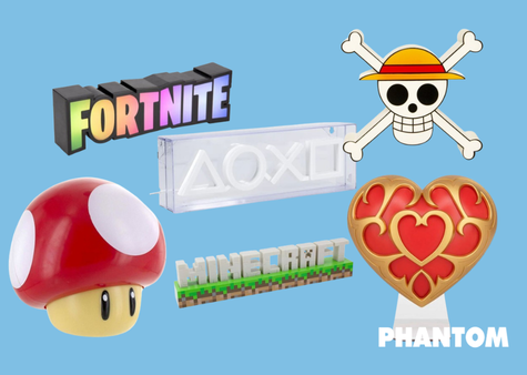 Lámparas con diseño geek