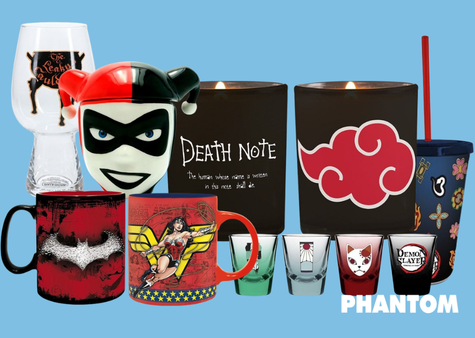 Tazas, vasos y velas con diseños geek