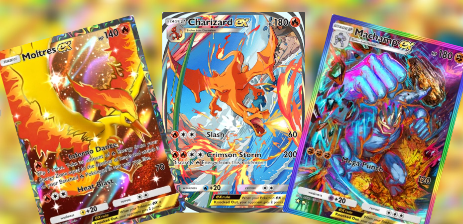 Pokémon TCG: Cartas coloridas